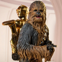 Statue Chewbacca and C-3PO Premium Format Sideshow Star Wars Episode V