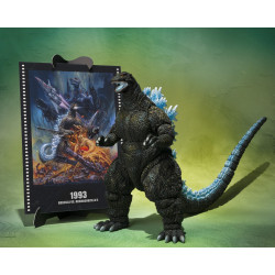 S.H. MonsterArts Godzilla Poster Color Version Movie Graphic Plus Bandai Godzilla VS Mechagodzilla II