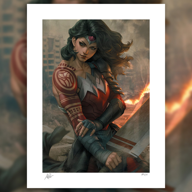 Impression Art Print Absolute Wonder Woman Sideshow DC Comics