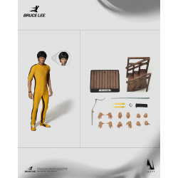 Figurine 1/6ème Bruce Lee Yellow Jumpsuit Inart Bruce Lee
