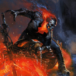Impression Art Print Ghost Rider Sideshow Marvel