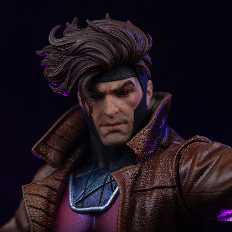 Statue Gambit Unleashed Art Scale Iron Studios Marvel