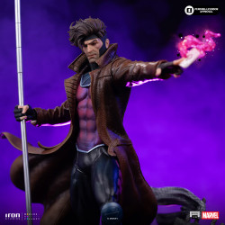 Statue Gambit Unleashed Art Scale Iron Studios Marvel