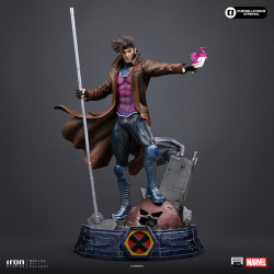 Statue Gambit Unleashed Art Scale Iron Studios Marvel