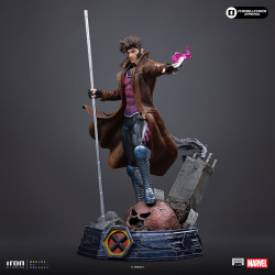 Statue Gambit Unleashed Art Scale Iron Studios Marvel