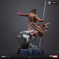 Statue Gambit Unleashed Art Scale Iron Studios Marvel