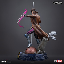 Statue Gambit Unleashed Art Scale Iron Studios Marvel