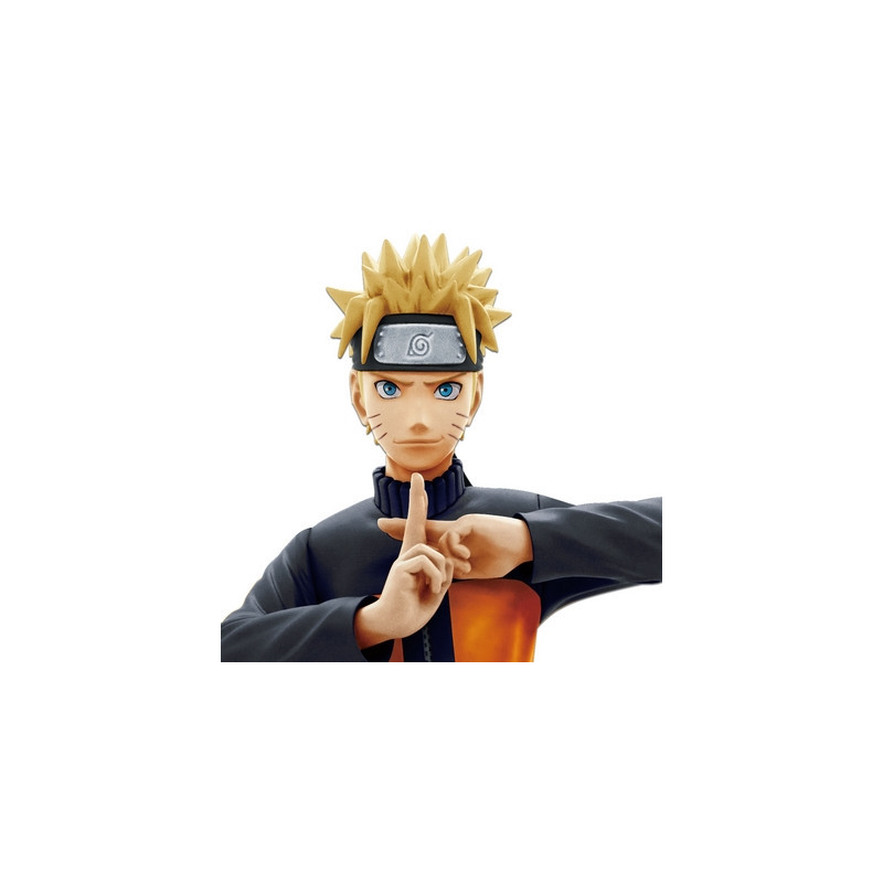 NARUTO SHIPPUDEN Figurine Naruto Uzumaki Grandista Nero Banpresto