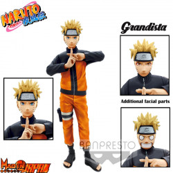  NARUTO SHIPPUDEN Figurine Naruto Uzumaki Grandista Nero Banpresto
