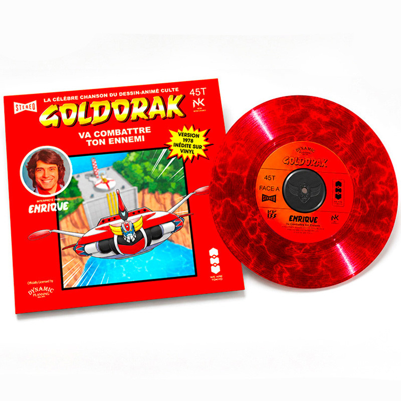 Vinyle 45T Va Combattre Ton Ennemi Enriqué We Are Tokyo Goldorak