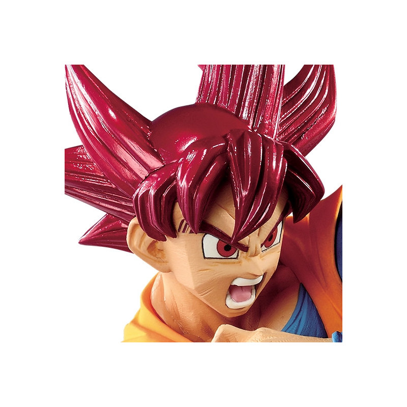 DRAGON BALL SUPER Figurine Son Goku SSJ God Blood of Saiyans Banpresto