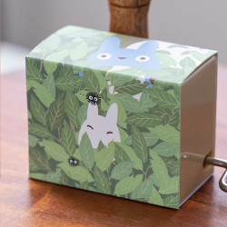 MON VOISIN TOTORO Boîte à musique à manivelle Feuille Sekiguchi