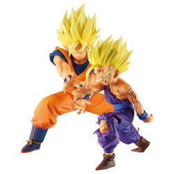 Figurine Father-Son Kamehameha Dragon Omnibus Battle Of Gods Ichibansho Bandai Dragon Ball Super