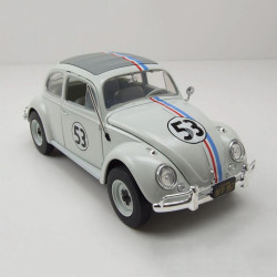 Réplique Choupette / Herbie Volkswagen Beetle 1/24 Jada Toys Un Amour de Coccinelle