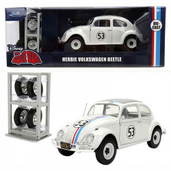Réplique Choupette / Herbie Volkswagen Beetle 1/24 Jada Toys Un Amour de Coccinelle