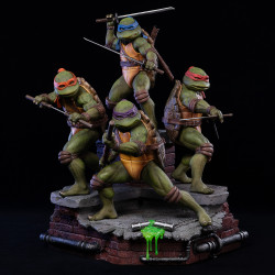 Statue Teenage Mutant Ninja Turtles Movie Diorama Pure Arts Tortues Ninja