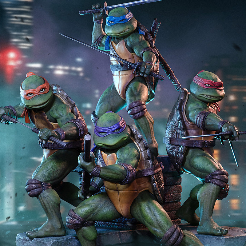 Statue Teenage Mutant Ninja Turtles Movie Diorama Pure Arts Tortues Ninja