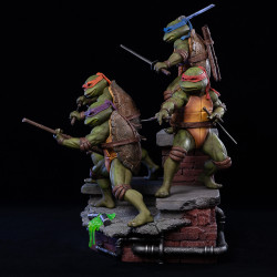 Statue Teenage Mutant Ninja Turtles Movie Diorama Pure Arts Tortues Ninja