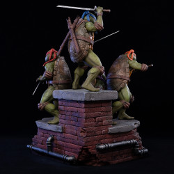 Statue Teenage Mutant Ninja Turtles Movie Diorama Pure Arts Tortues Ninja