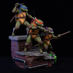 Statue Teenage Mutant Ninja Turtles Movie Diorama Pure Arts Tortues Ninja