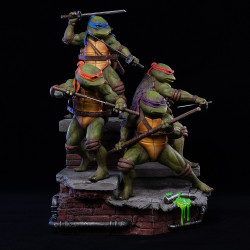 Statue Teenage Mutant Ninja Turtles Movie Diorama Pure Arts Tortues Ninja