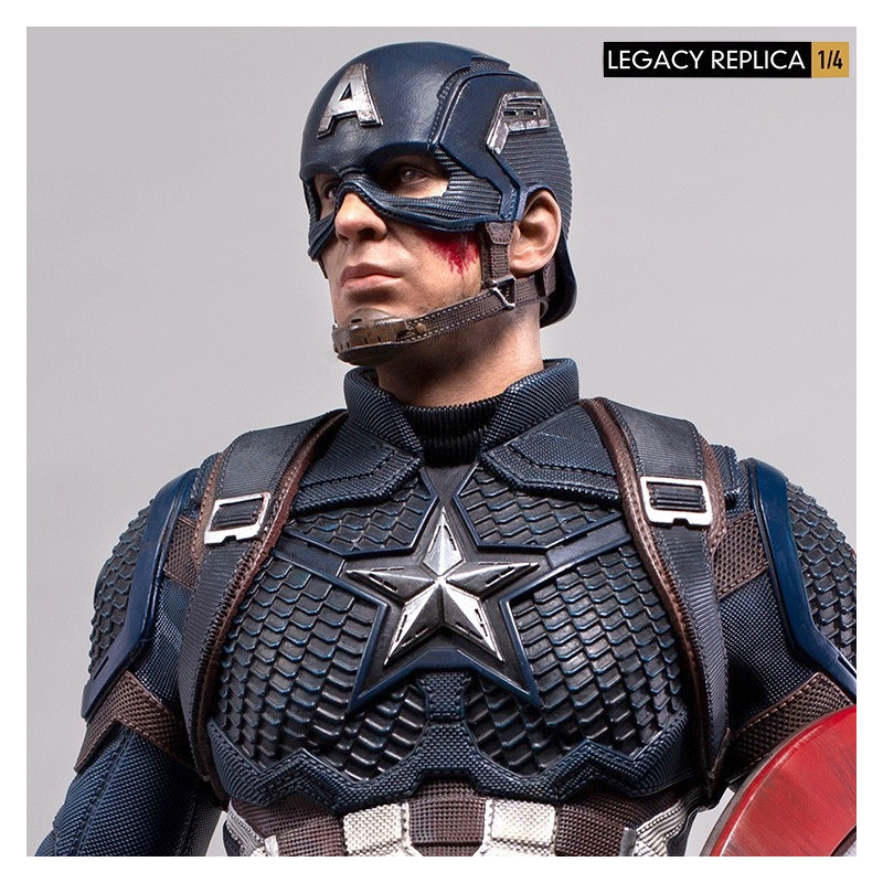 AVENGERS ENDGAME Statue Captain America Legacy Replica Iron Studios