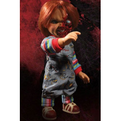 Poupée Parlante Pizza Face Chucky Designer Series MEGA Mezco Toyz Chucky