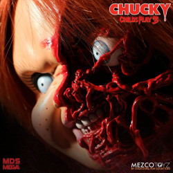 Poupée Parlante Pizza Face Chucky Designer Series MEGA Mezco Toyz Chucky