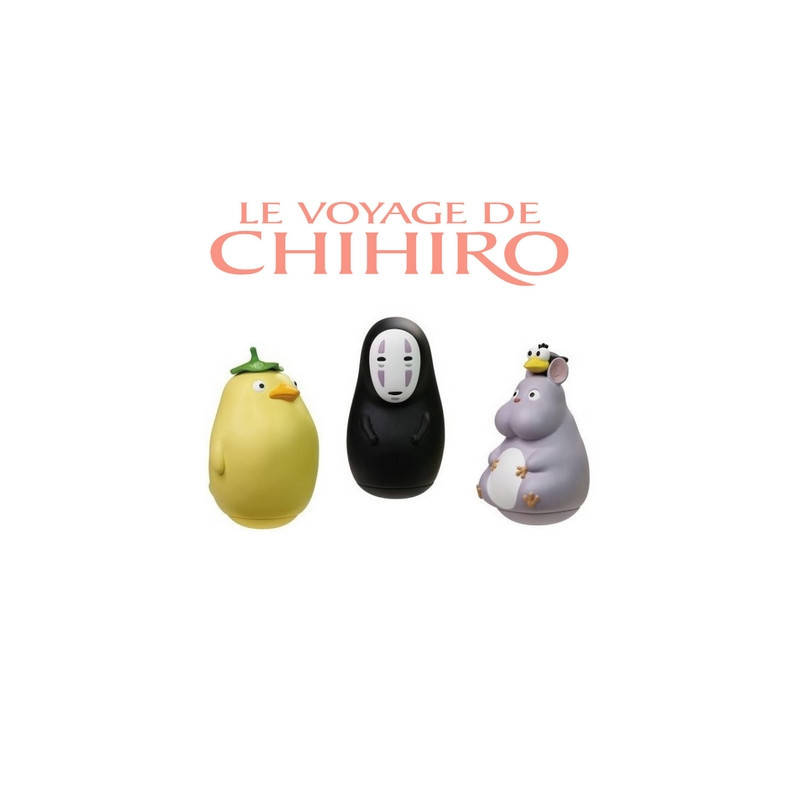 LE VOYAGE DE CHIHIRO Coffret 3 figurines Culbuto Ensky