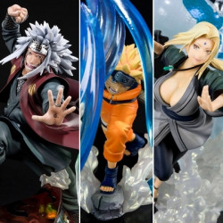 NARUTO Pack Figuarts Zero Kizuna Relation Jiraiya Naruto Tsunade Bandai