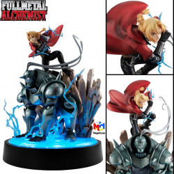  FULLMETAL ALCHEMIST Diorama Edward & Alphonse Elric Brothers G.E.M. Megahouse