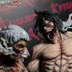 ATTACK ON TITAN Statue Elite Exclusive Eren Jaeger vs Armored Titan Figurama Collectors