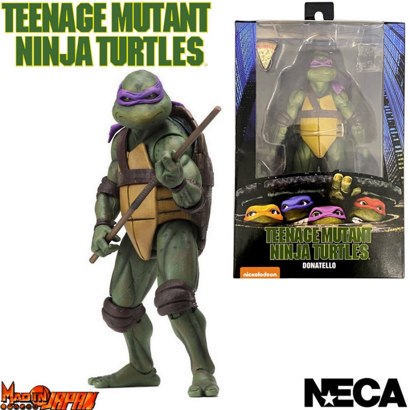 TORTUES NINJA figurine Donatello 1990 Movie Version Neca