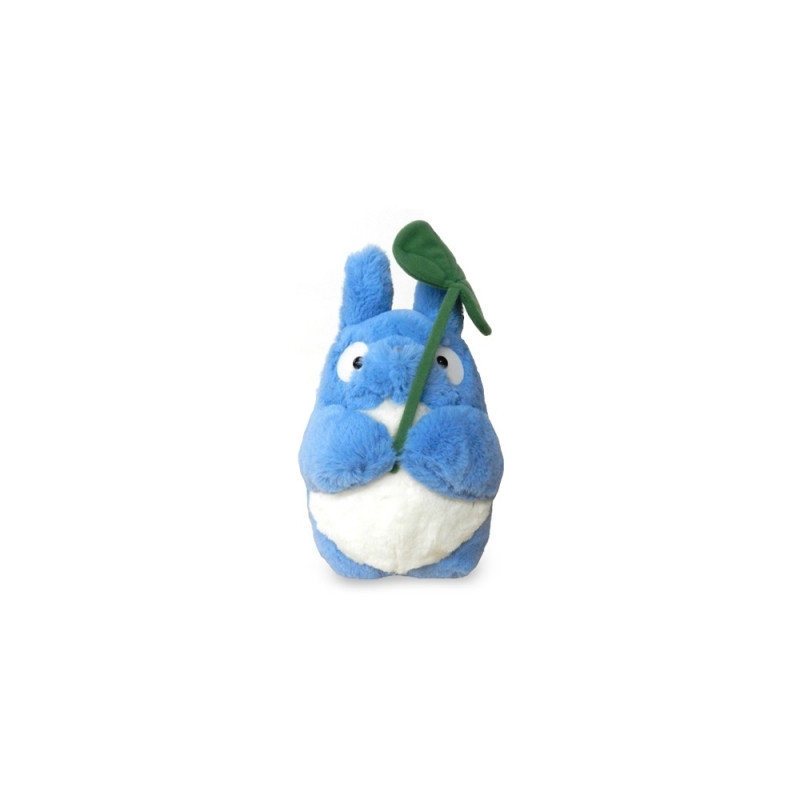 MON VOISIN TOTORO Peluche officielle Totoro Bleu Feuille 30 cm
