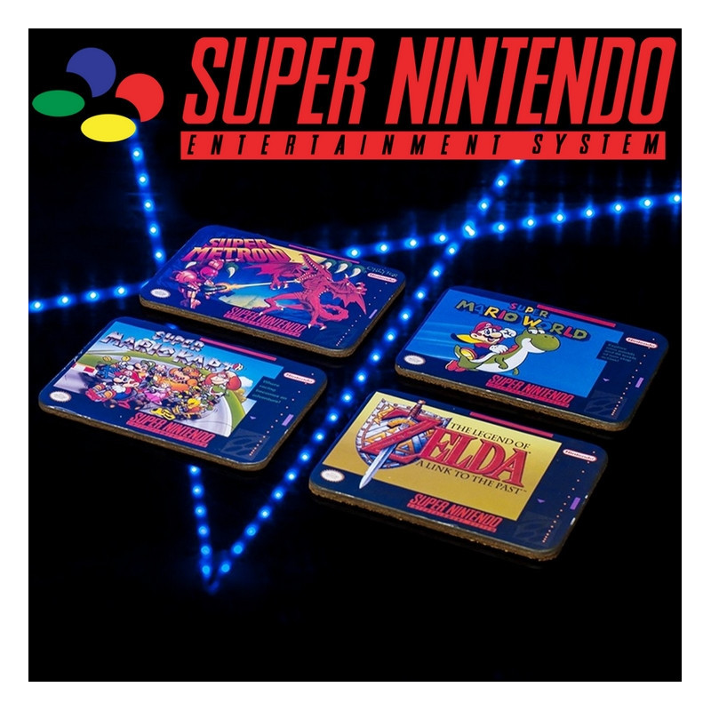 NINTENDO Dessous De Verre Super Nintendo Paladone NINTENDO Dessous De Verre Super Nintendo Paladone