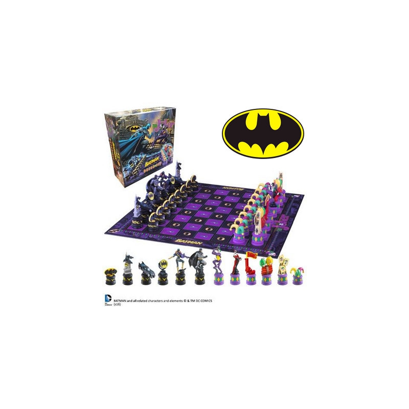 BATMAN  Échiquier Dark Knight vs The Joker Noble Collection