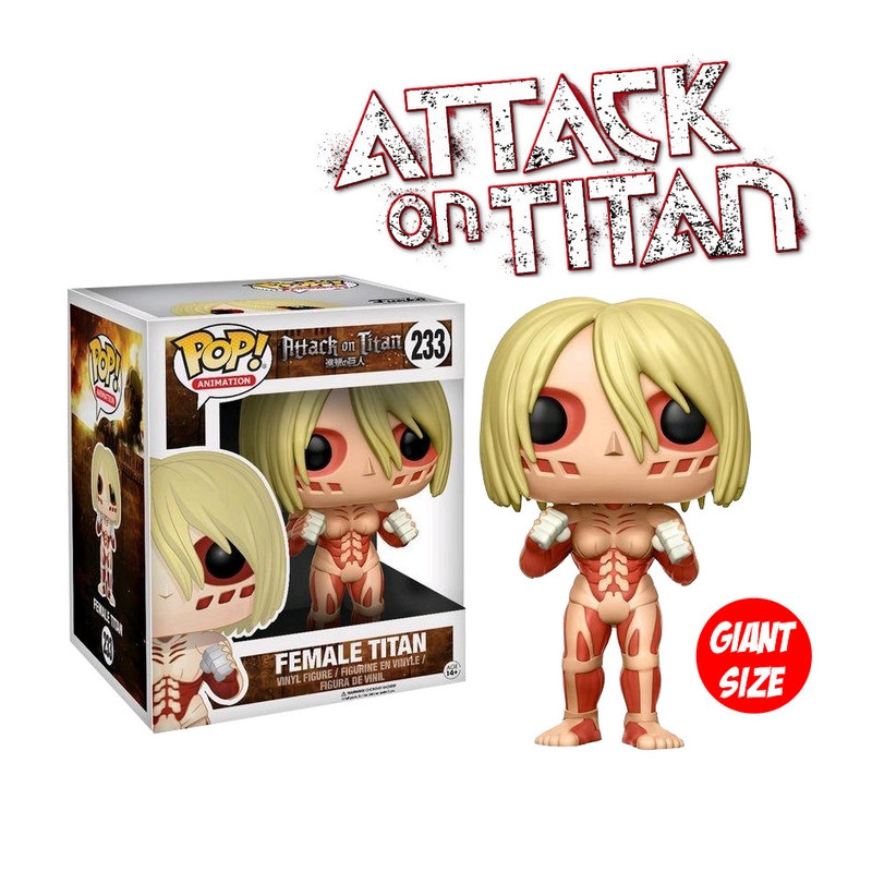 L'ATTAQUE DES TITANS figurine Female Titan Funko POP Giant