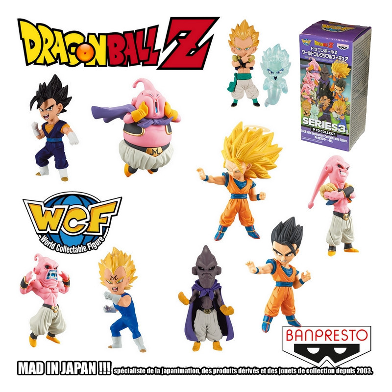 DRAGON BALL Z 9 figurines Boo Saga WCF Banpresto DRAGON BALL Z 9 figurines Boo Saga WCF Banpresto