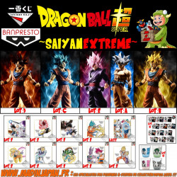  DRAGON BALL SUPER 1 Ticket Loterie Ichiban Kuji Saiyan Extreme