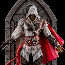 ASSASSIN'S CREED II Statue Art Scale Ezio Auditore Deluxe Iron Studios