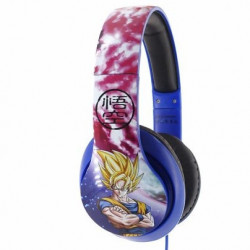 DRAGON BALL Z Casque Audio Vegeta -Goku Bleu Madcow