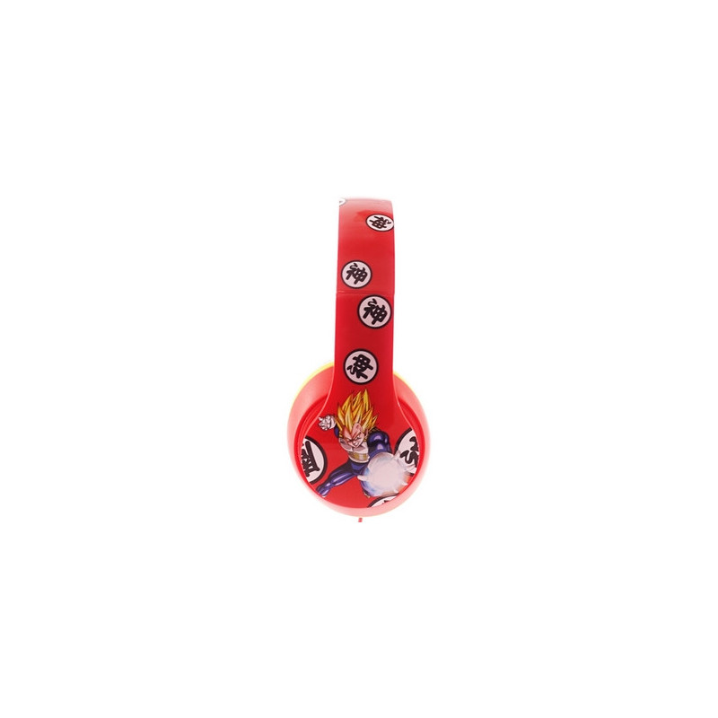 DRAGON BALL Z Casque Audio Vegeta -Goku Rouge Madcow DRAGON BALL Z Casque Audio Vegeta -Goku Rouge Madcow
