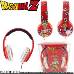  DRAGON BALL Z Casque Audio Vegeta -Goku Rouge Madcow