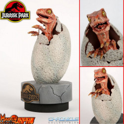  JURASSIC PARK Statue Raptor Hatchling Chronicle Collectibles