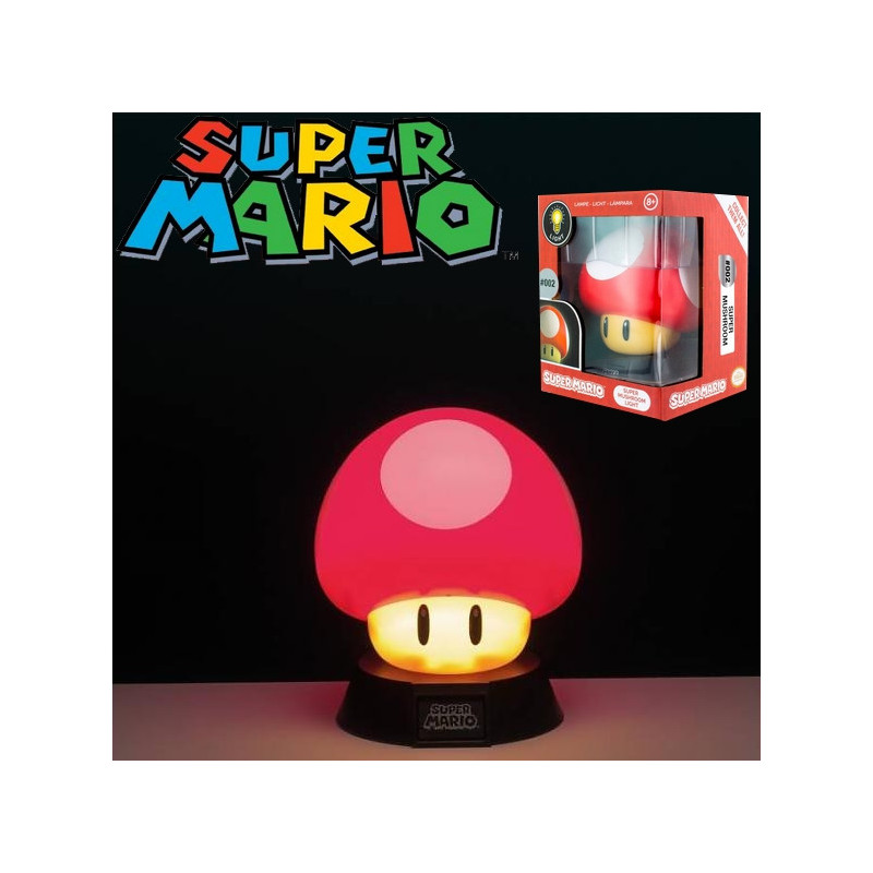 SUPER MARIO Mini Lampe Mushroom Paladone SUPER MARIO Mini Lampe Mushroom Paladone