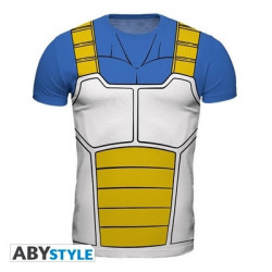 DRAGON BALL Z T-Shirt Réplique Armure Vegeta Abystyle