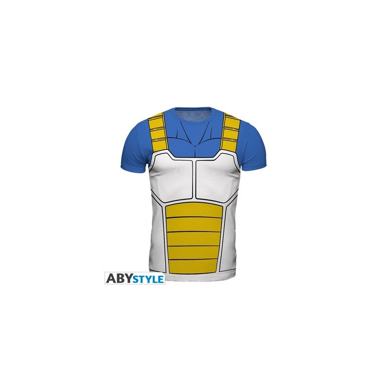 DRAGON BALL Z T-Shirt Réplique Armure Vegeta Abystyle