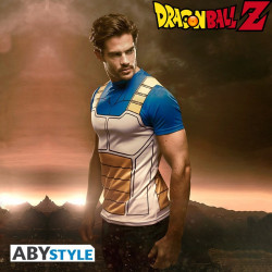  DRAGON BALL Z T-Shirt Réplique Armure Vegeta Abystyle