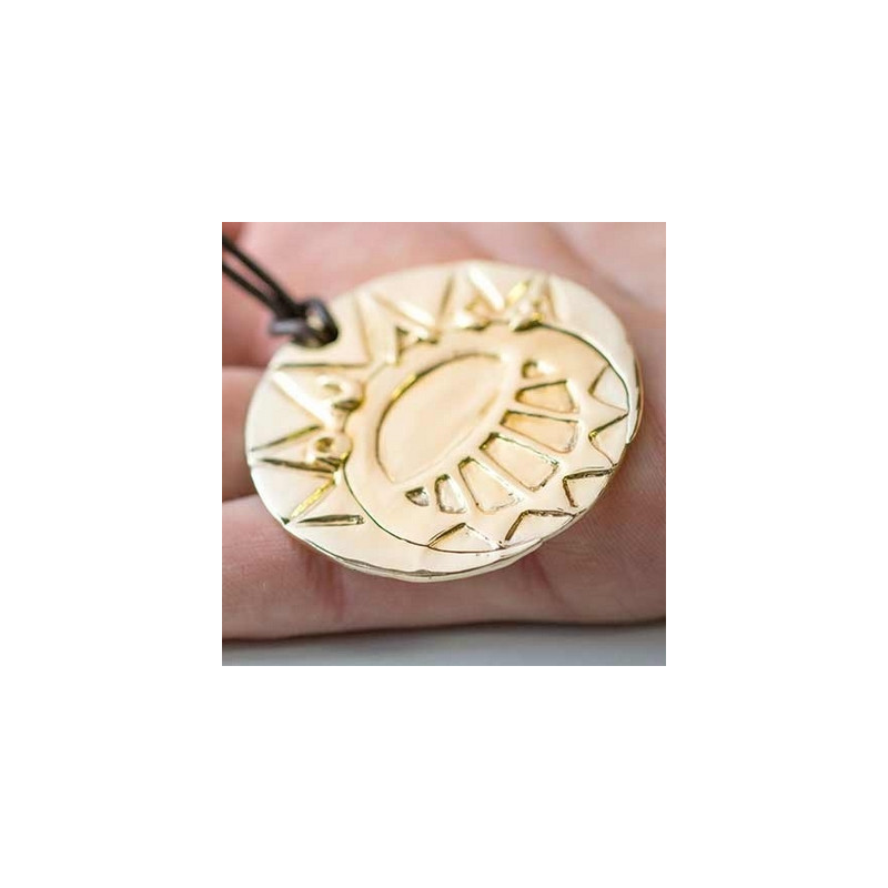 LES MYSTERIEUSES CITES D'OR Médaillon du Soleil Or 18 Carats NSDH LES MYSTERIEUSES CITES D'OR Médaillon du Soleil Or 18 Carats NSDH