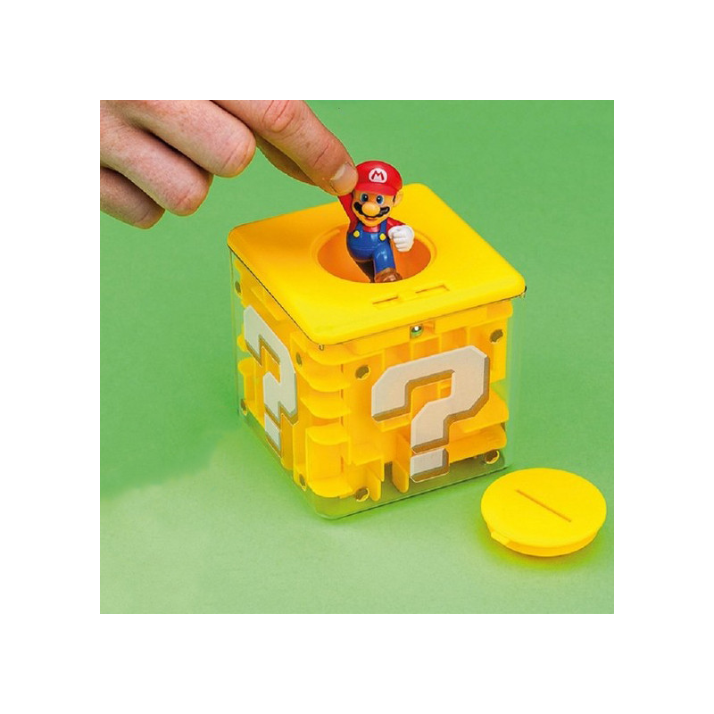 SUPER MARIO Tirelire Labyrinthe Question Block Tirelire Labyrinthe Paladone